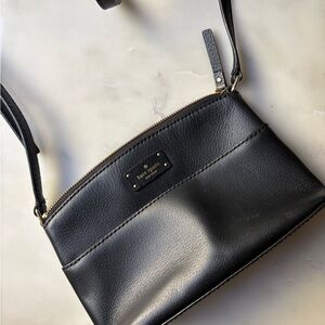 Kate Spade Black Cow Leather Crossbody Bag